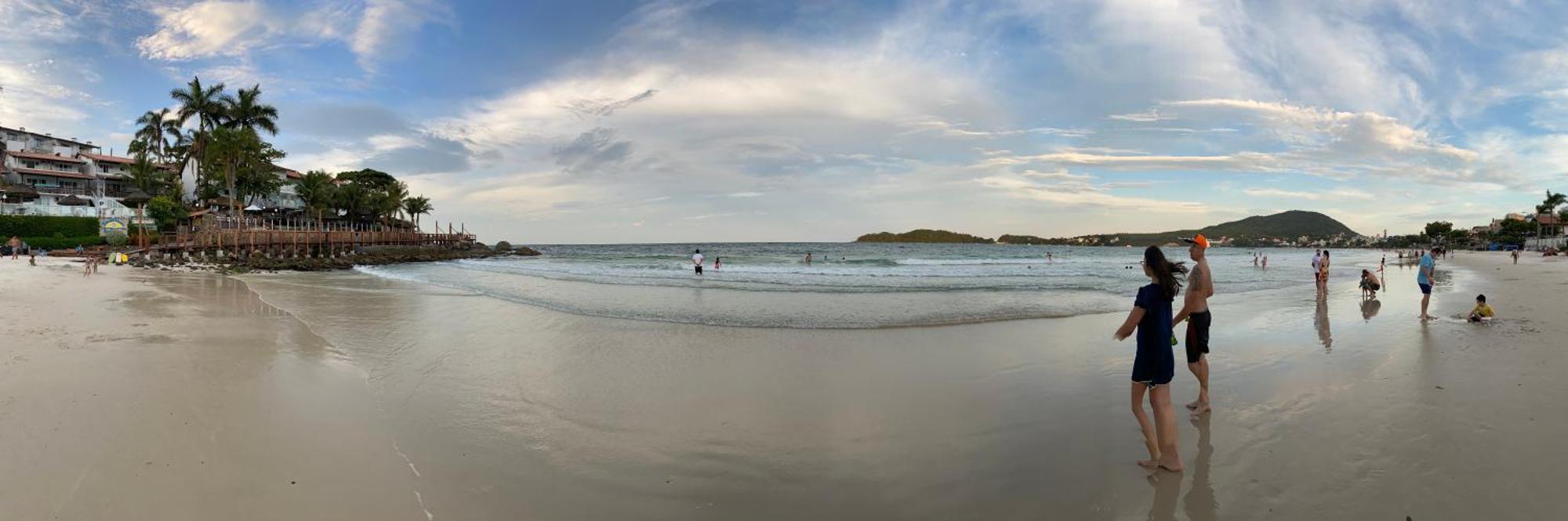 Apto Vista Mar -250Mts Da Praia Бомбиньяс Экстерьер фото